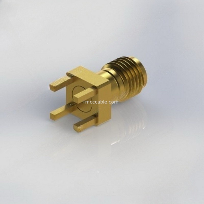 Гнездовой разъем коаксиального кабеля 3,5 Mm RF к держателю RF 34GHz края доски PCB