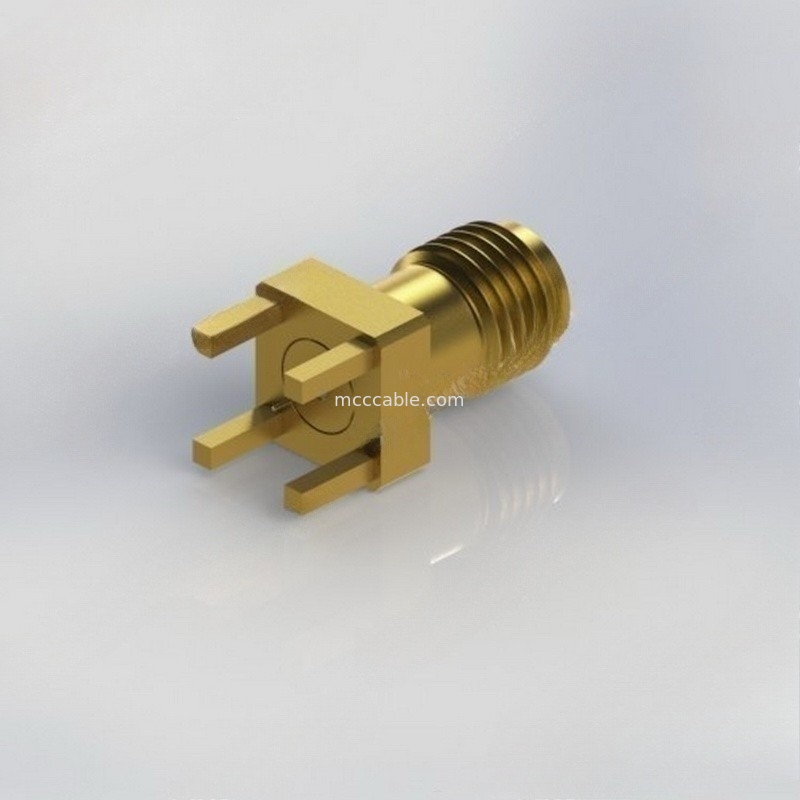 Гнездовой разъем коаксиального кабеля 3,5 Mm RF к держателю RF 34GHz края доски PCB
