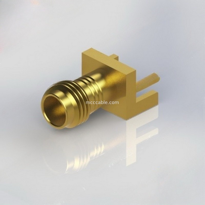 Соединитель коаксиала CONN SMA женский прямой RF с .015
