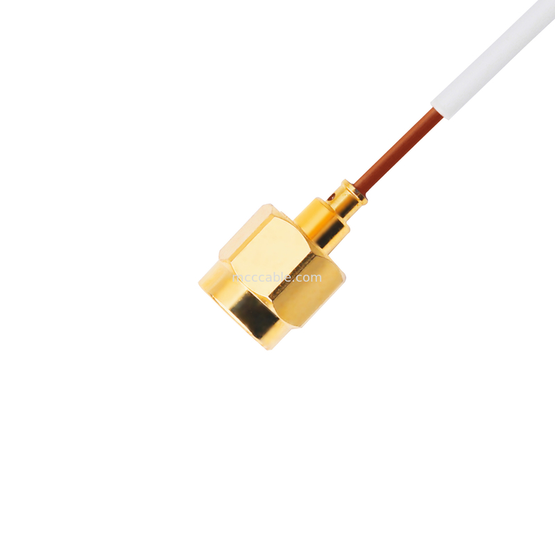 0,047 Semi твердых штепсельной вилки Te 1996771-1 Sma кабеля коаксиала 5G мужских прямых к Smpm женскому Джек