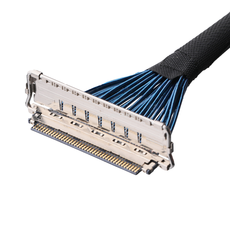 IDC CABLE 20679 20729 Серия 20679-050T-01 50P 0,4 мм Перекрёсток Горизонтальное спаривание Миниатюрный коаксиальный кабель