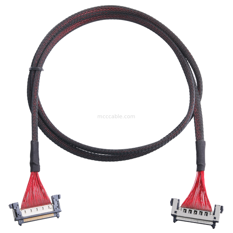 Сборка кабеля JAE FI-RE41CL LCD Lvds к проводке провода Molex тангажа FI RE41CL 0.3mm