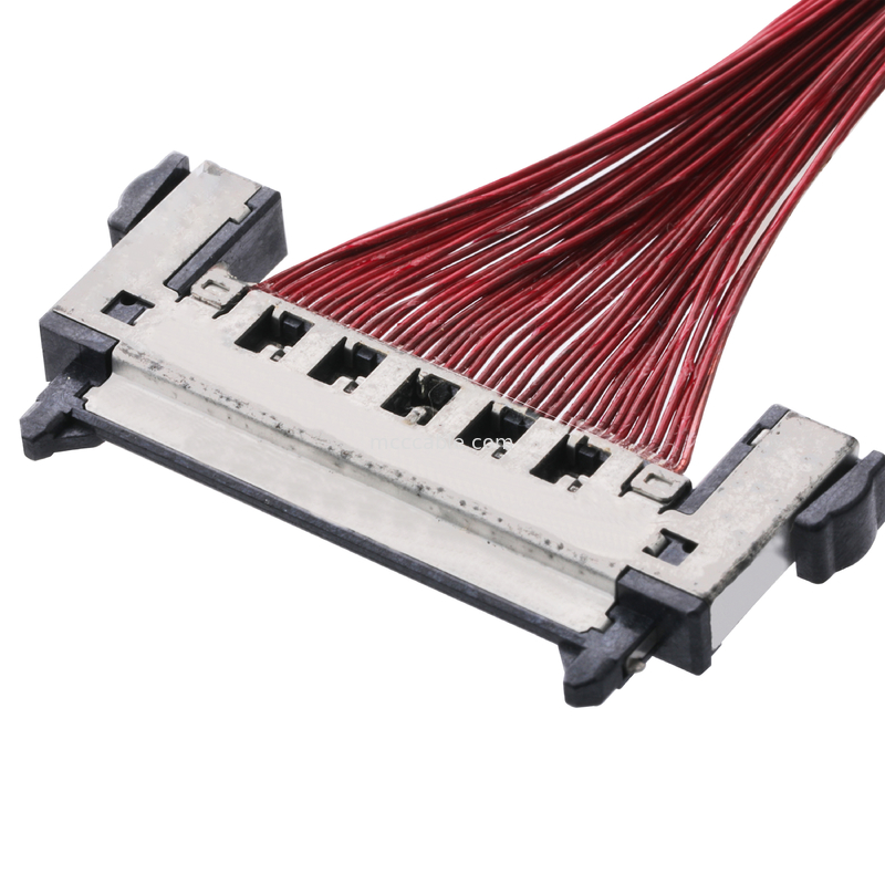 Сборка кабеля JAE FI-RE41CL LCD Lvds к проводке провода Molex тангажа FI RE41CL 0.3mm