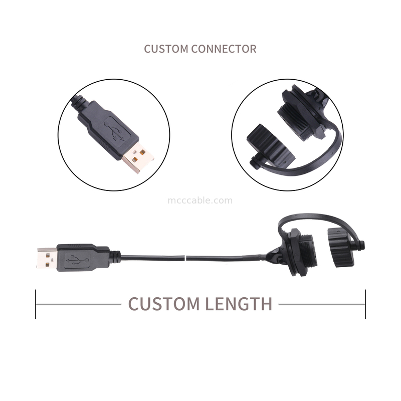 USB 2,0 разъем-розетка с экраном и крышкой к кабелям usb USB 2,0 a сделал для того чтобы измерить