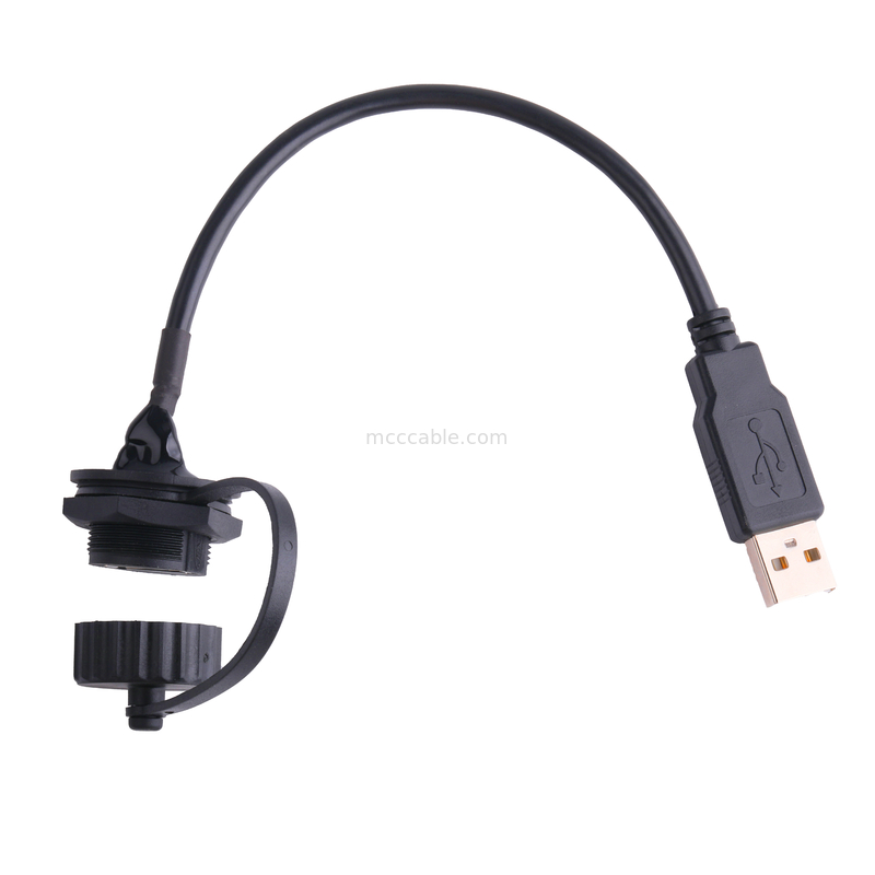 USB 2,0 разъем-розетка с экраном и крышкой к кабелям usb USB 2,0 a сделал для того чтобы измерить