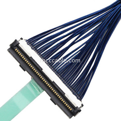 Соединитель дисплея lvds ЧАСОВ DF80-40P-0.5SD сборки кабеля Edp дисплея LVDS LCD
