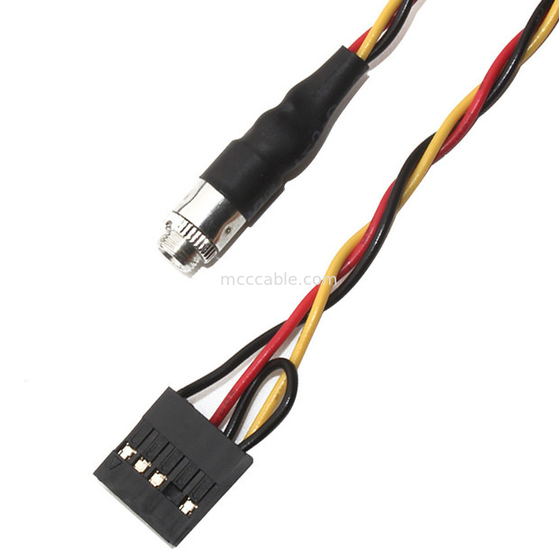 Molex 22 55 2101 изготовленный на заказ держатель аудио Джек панели тангажа 3.5mm съемной кабельной проводки 2.54mm