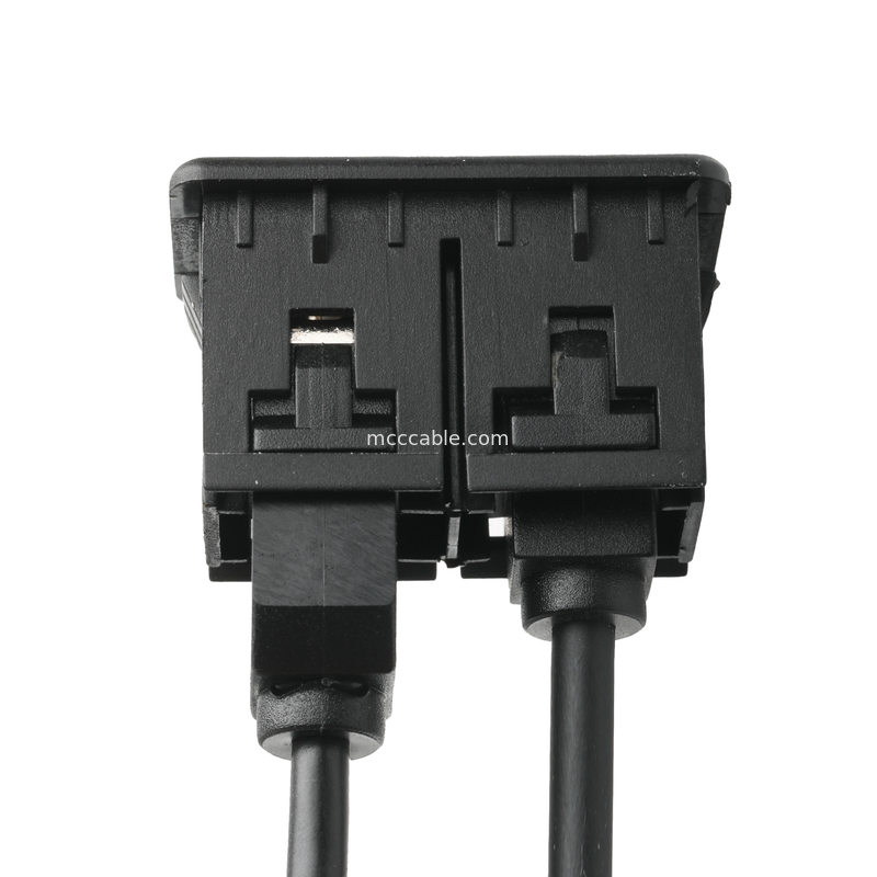 Стерео Джек 3.5mm удлинительного кабеля ISOBUS ВСПОМОГАТЕЛЬНЫЙ мужской для кабеля гнезда USB o Джек