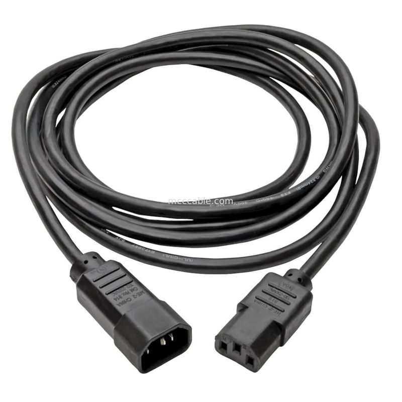 C13 к C14 10a 250v Электрический кабель 18 Awg C14 Маты с выходом C13