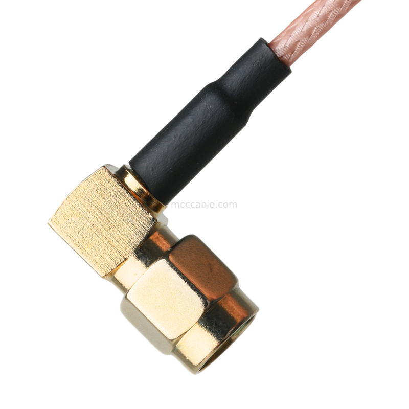Ip67 Rohs Custom Коаксиальный кабель Ra Sma Вставка прямоугольная Вставка Rg316 OEM / ODM