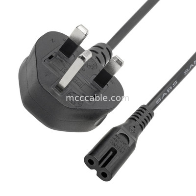 Электрический кабель Rohs Bs1363 к C7 2.5a 6 Ft 220v Внутри помещений