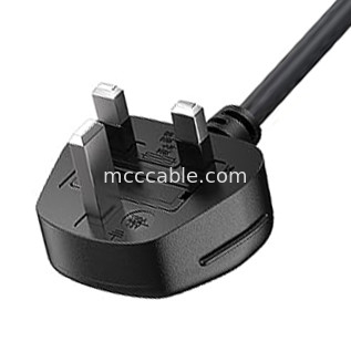 C13 To Uk Включается электропровод Bs1363 18awg 250v Длина Подходит для большинства компьютеров, принтеров и других устройств