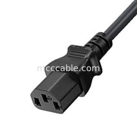 C13 To Uk Включается электропровод Bs1363 18awg 250v Длина Подходит для большинства компьютеров, принтеров и других устройств