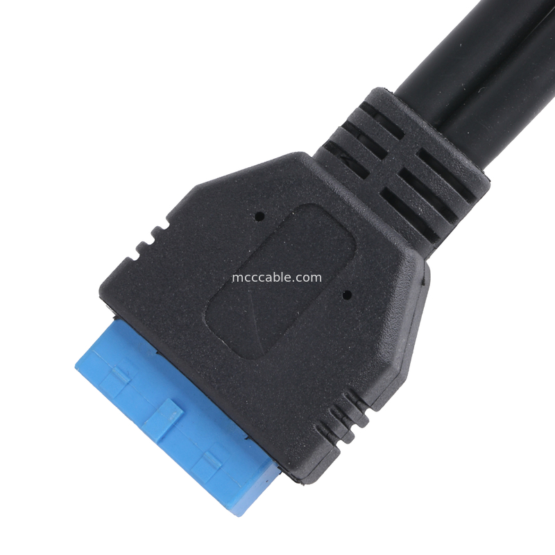 USB 3.0 Передняя панель Материнская плата 19/20 Кабель с пин-картой на USB Адаптер расширения