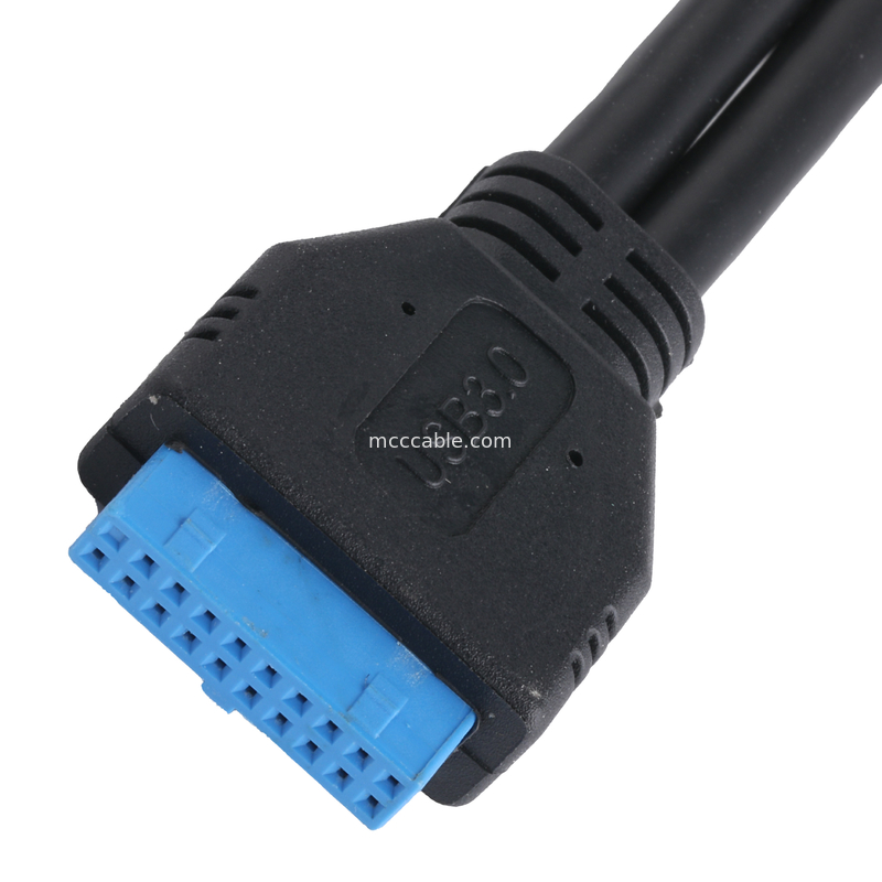 USB 3.0 Передняя панель Материнская плата 19/20 Кабель с пин-картой на USB Адаптер расширения