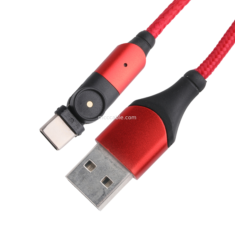 180 градусов вращения USB 3.0 типа А до типа C кабель 1,5 м Алюминиевая оболочка зарядка