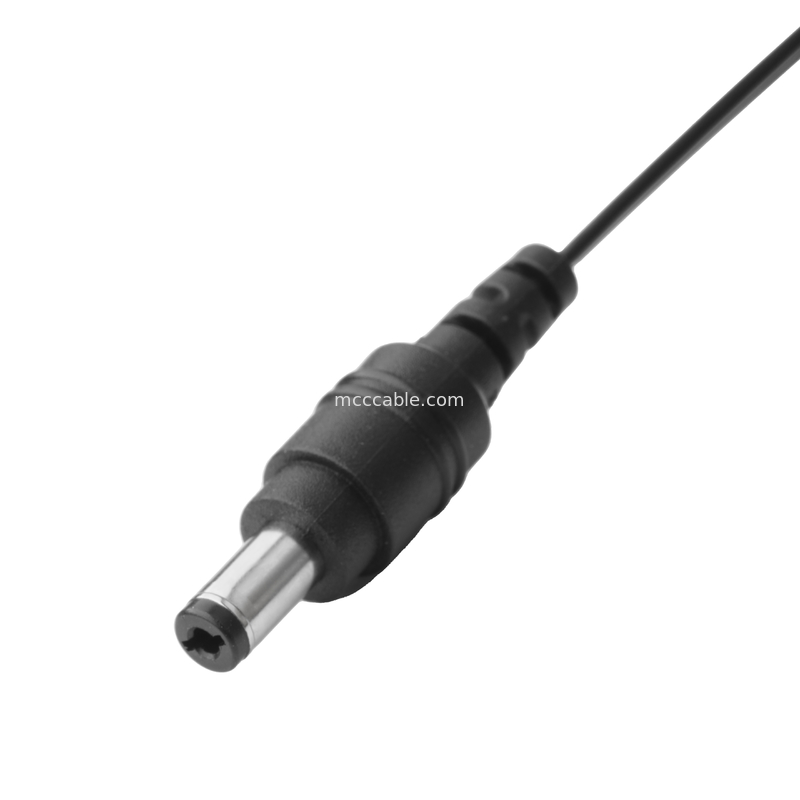 DC Plug 2.1*5.5mm Сплавный тип ПВХ Появление Формирование к TE Синий корпус 2P Женский кабельный разъем