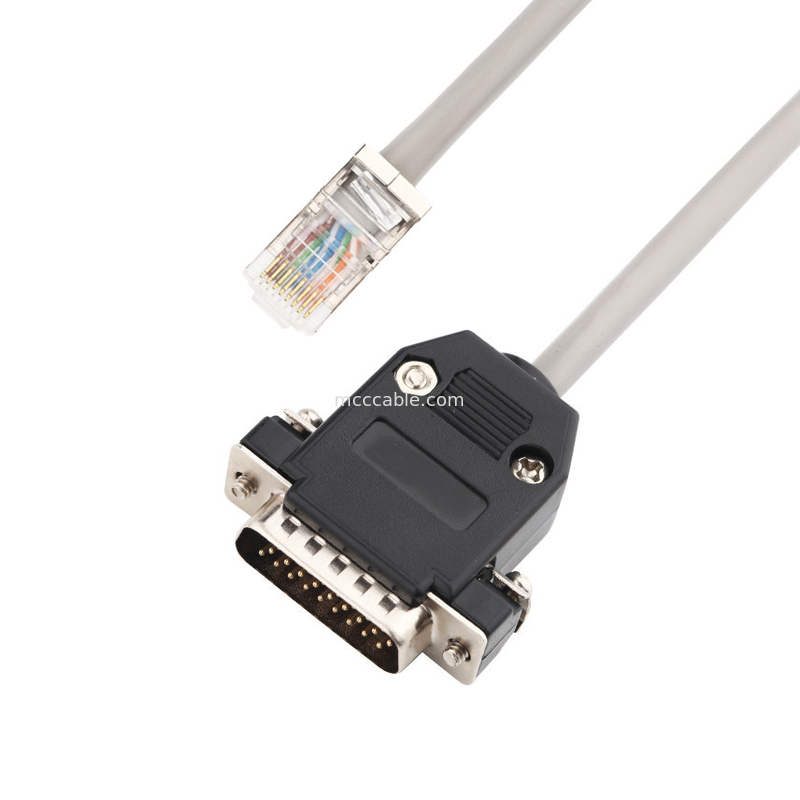 Кабель быстрого хода samtec сборки кабеля сети кабеля H-DB 26P RJ45 8pin держателя панели