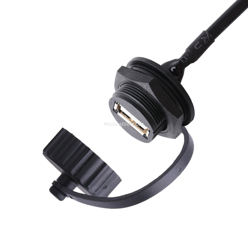 USB 2,0 разъем-розетка с экраном и крышкой к кабелям usb USB 2,0 a сделал для того чтобы измерить