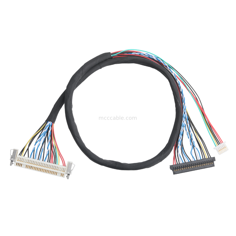 JAE FI-X30HL 30P 1,0 мм проход к JAE FI-S20S 20P и SHLP-6P LVDS кабельной сборке OEM/ODM