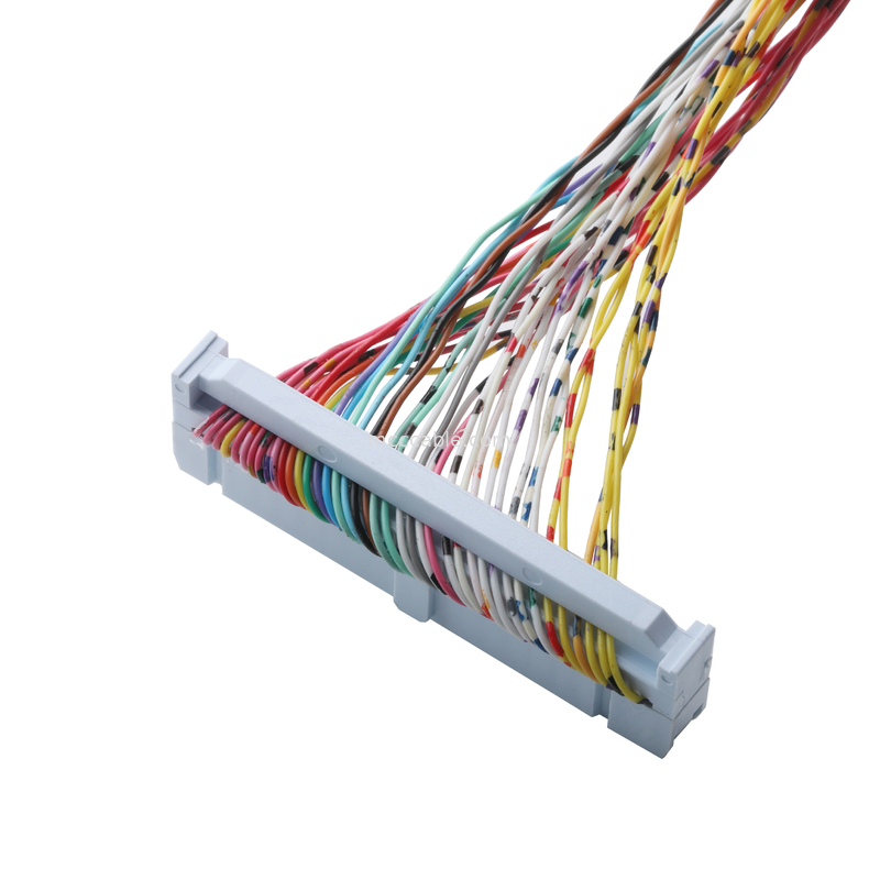 Коннектор 89140-0101 RCPT 40P IDC 26-28AWG GOLD прямопроходный, НПТ-узлы с интегральным герметичном кольцом