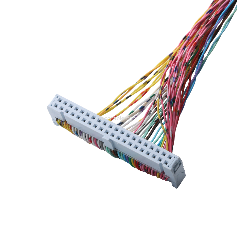 Коннектор 89140-0101 RCPT 40P IDC 26-28AWG GOLD прямопроходный, НПТ-узлы с интегральным герметичном кольцом