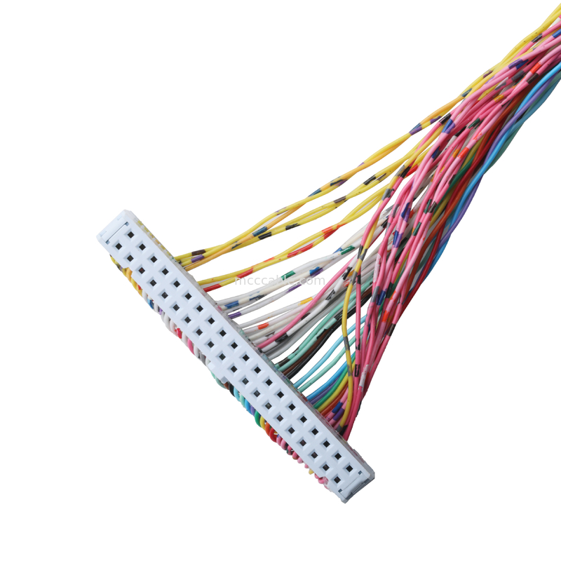 Коннектор 89140-0101 RCPT 40P IDC 26-28AWG GOLD прямопроходный, НПТ-узлы с интегральным герметичном кольцом