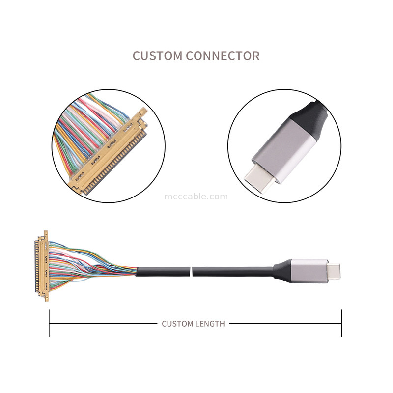 Кабели типа C USB 3.0 TO 20453-230T-03 изготовлены для измерения коаксиального разъема к микро-USB