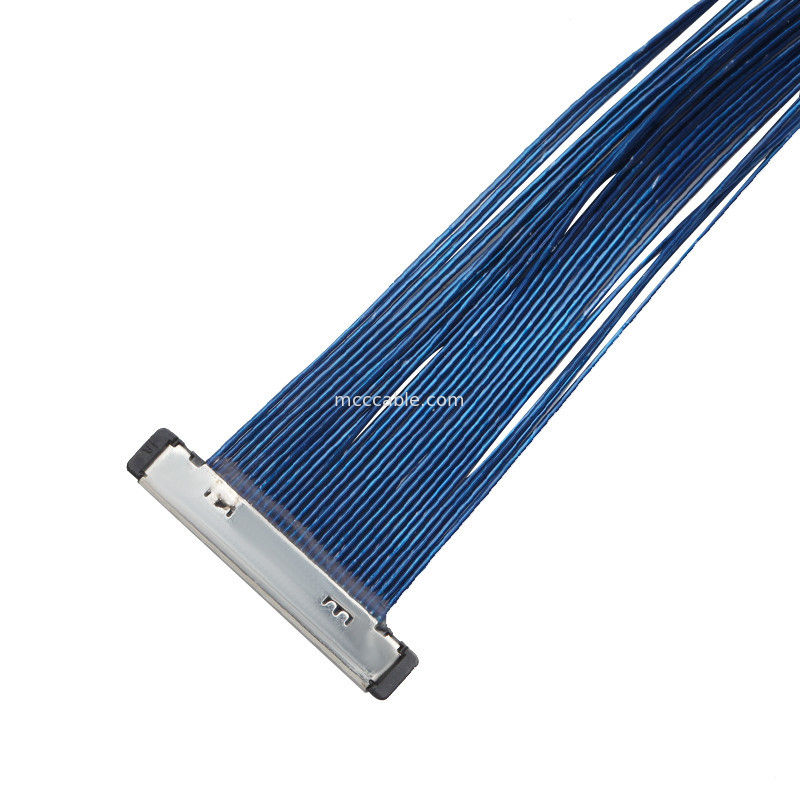 Соединитель дисплея 30 lvds собрания 20380-R30T-06 коаксиального кабеля EDP  Pin микро-