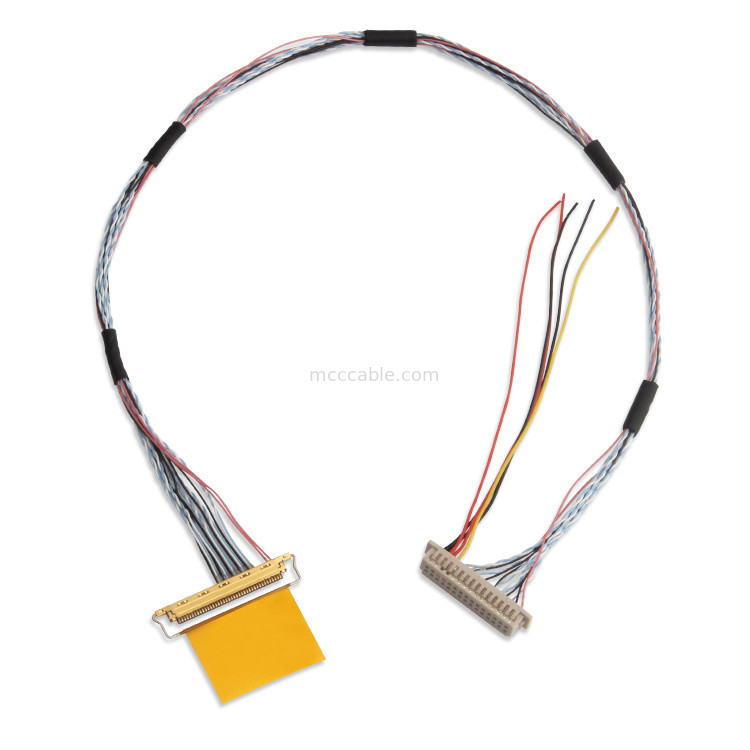 1.25 мм 0,5 мм Lvds Коаксиальный кабель Df13 30ds 1.25 до 20453-240T-03 0,5 мм