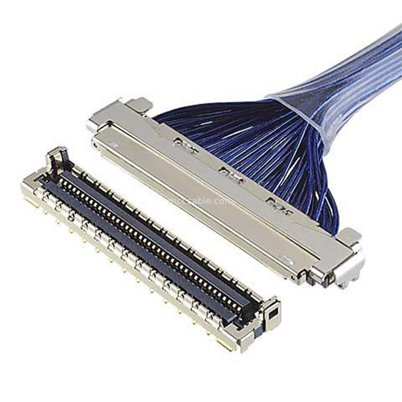 Таможня тангаж  20788 0,4 Mm 20679 кабель Lvds экрана Emi коаксилового разъема 30pin 40pin 50pin 60pin микро-