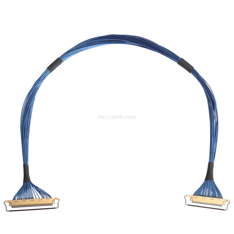 20453-240t-03 до 20453-230t-03 30P 40P 0,5 мм проход 36AWG Lvds кабельная сборка