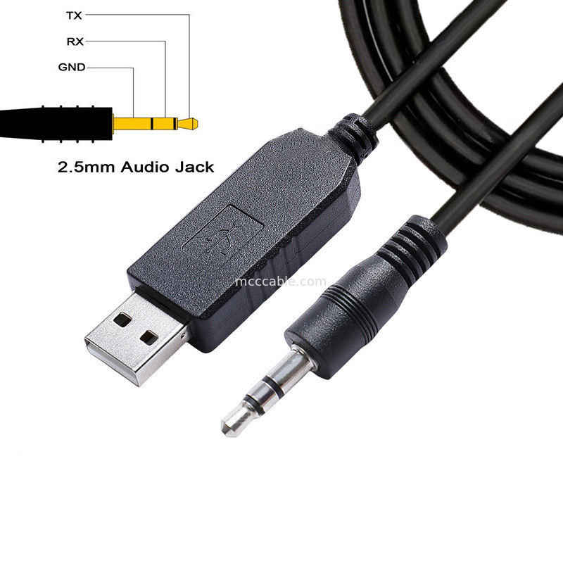 FTDI Chip TTL-232R-3V3-AJ USB To TTL Серийный кабель 3,5 мм 2,5 мм Аудио-разъем спецификации