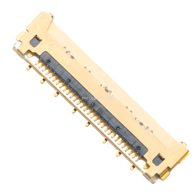 20682-020E-02 Горизонтальная ультратонкая коаксиальная LVDS кабельная сборка 0,4 мм контактный промежуток