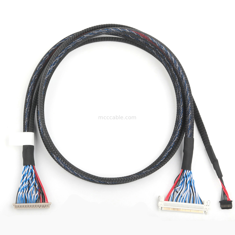 Кабель LVDS DF13-4008-1.250 10 до FI-X30HL и коаксиальный соединитель кабеля KW30-8P-10 800