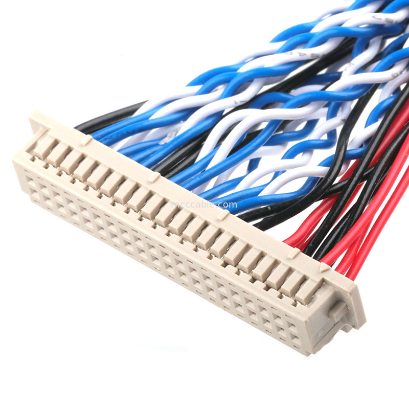 Кабель LVDS DF13-4008-1.250 10 до FI-X30HL и коаксиальный соединитель кабеля KW30-8P-10 800
