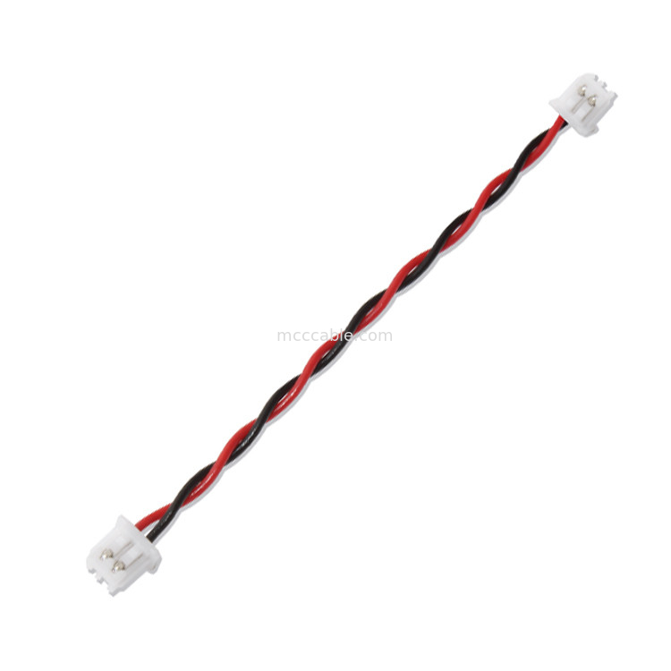 Кабель 22AWG UL1007 черное красное 2P соединителя проводки XHP-2 провода JST склеил кабель