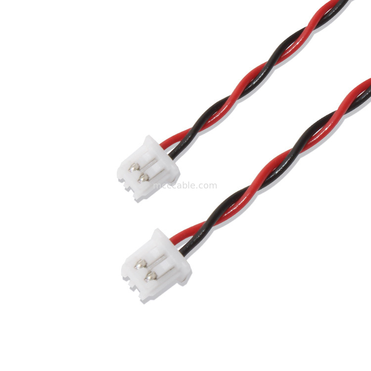 Кабель 22AWG UL1007 черное красное 2P соединителя проводки XHP-2 провода JST склеил кабель