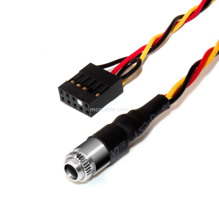 ДЕРЖАТЕЛЬ АУДИО ДЖЕК ПАНЕЛИ ЗАГОЛОВКА 3.5MM Molex 22-55-2101 ТАНГАЖА 10POS 2.54MM