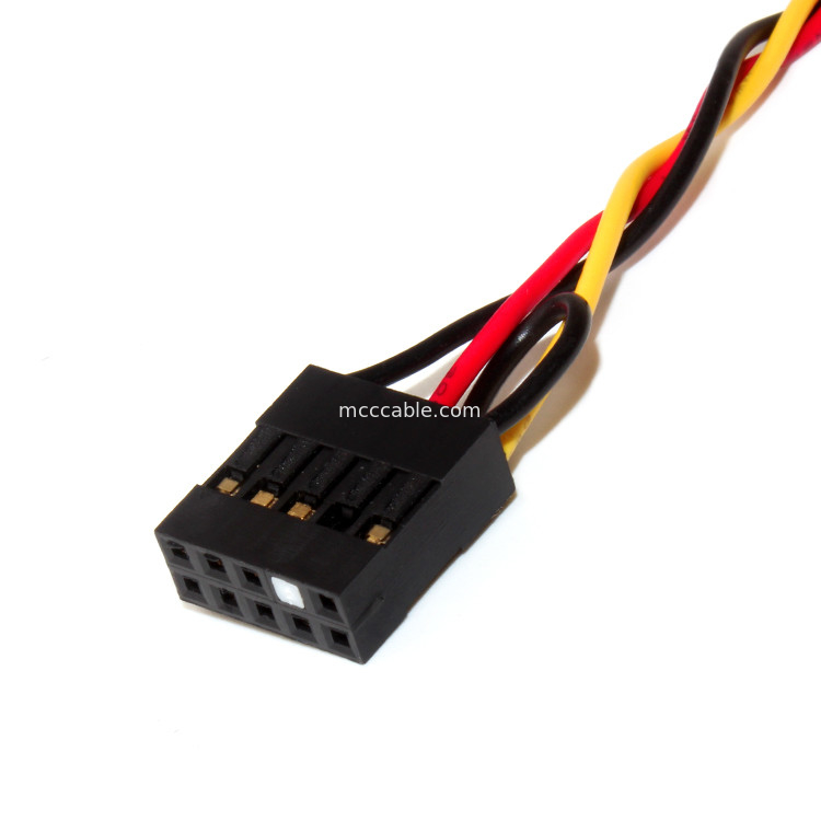 ДЕРЖАТЕЛЬ АУДИО ДЖЕК ПАНЕЛИ ЗАГОЛОВКА 3.5MM Molex 22-55-2101 ТАНГАЖА 10POS 2.54MM