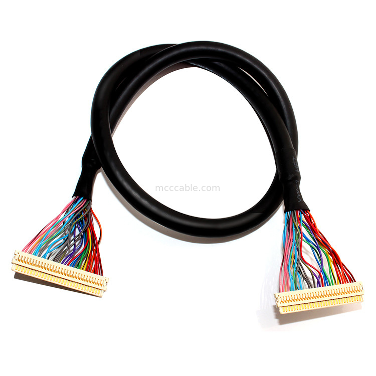 Сборка кабеля ЧАСОВ 30PIN LVDS расширения, Df19-30s к кабелю Lvds провода Df19-30s дискретному