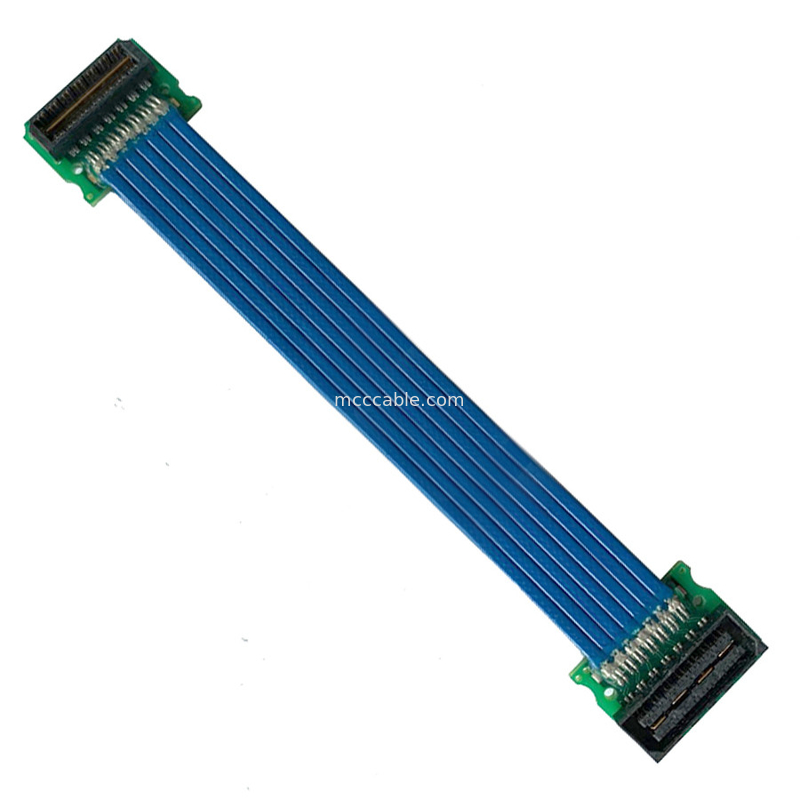 Соединитель дисплея lvds сборки кабеля Samtec QSH-030-01-F d 30pin 60pin 90pin