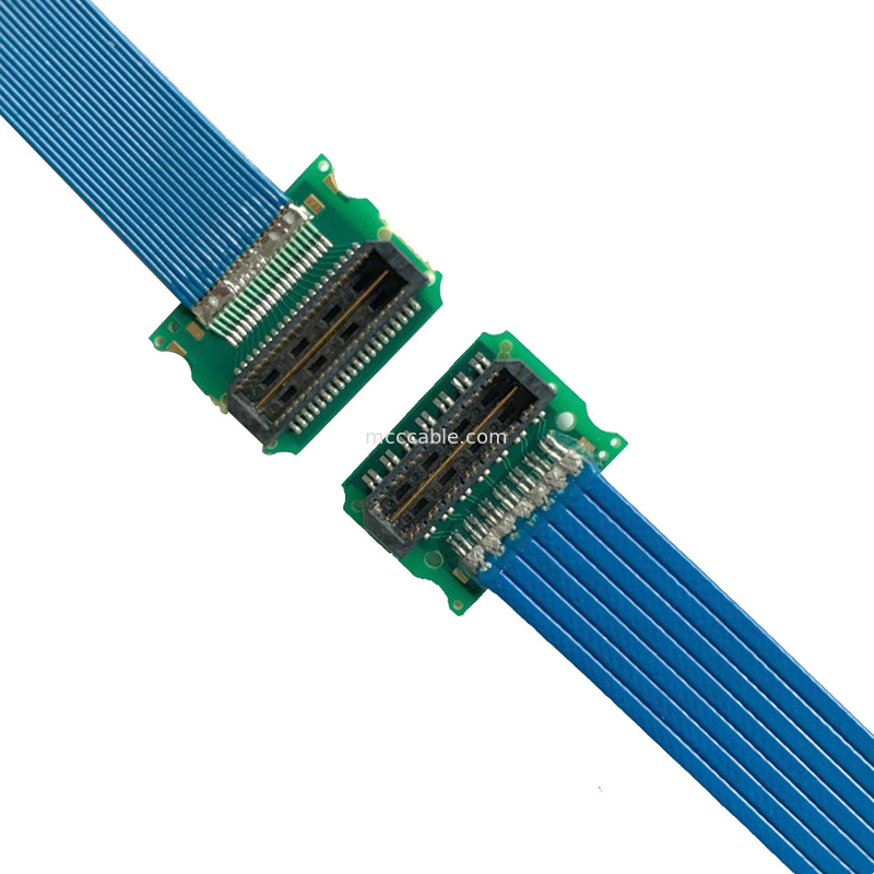 Соединитель дисплея lvds сборки кабеля Samtec QSH-030-01-F d 30pin 60pin 90pin