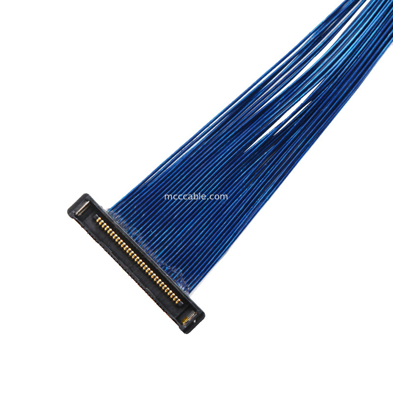 Соединитель дисплея 30 lvds собрания 20380-R30T-06 коаксиального кабеля EDP  Pin микро-