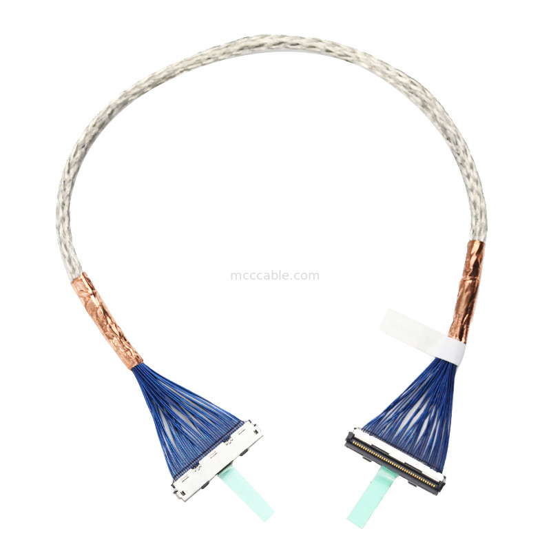 Соединитель дисплея lvds ЧАСОВ DF80-40P-0.5SD сборки кабеля Edp дисплея LVDS LCD