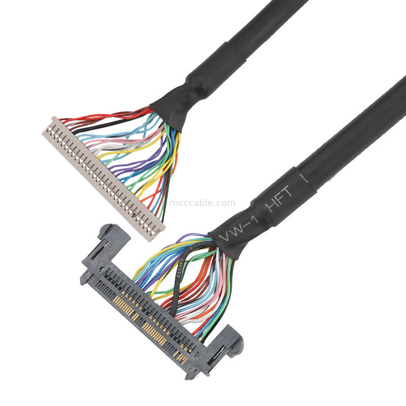 ЧАСЫ 1.25mm DF14-30S-1.25C к сборке кабеля EDP JAE 0.5mm FI-RE51HL LVDS