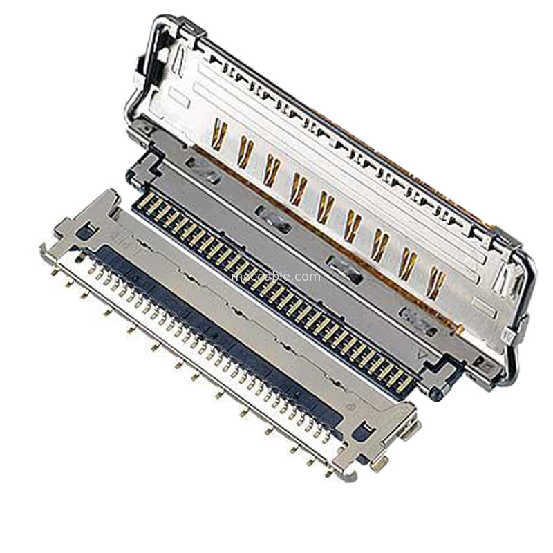 VS II 20846-020T 030T 040T 0,5 мм, микрокоаксиальный соединитель типа горизонтального спаривания