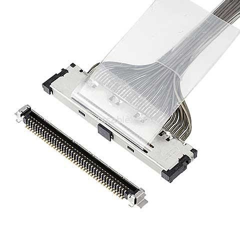 40P 20437 20438-040T-01 2496-040 20439-040E-01 Micro Coaxial Cable Plug Vertical mating type Micro Coaxial connector (Микрокоаксиальный кабельный розетка)