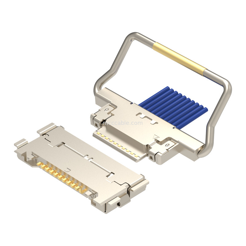 10p 20633-310T-01S Микрокоаксиальный соединитель с механическим замком