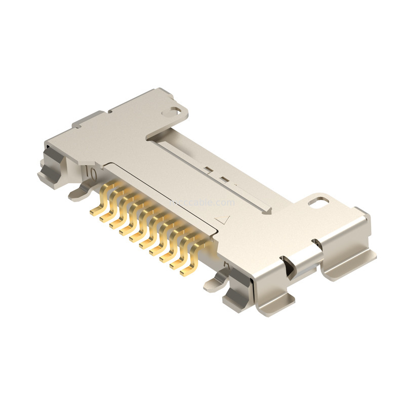10p 20633-310T-01S Микрокоаксиальный соединитель с механическим замком
